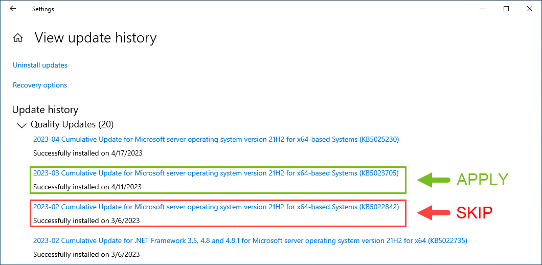 Windows Server 2022 virtual machine will not boot after applying ...